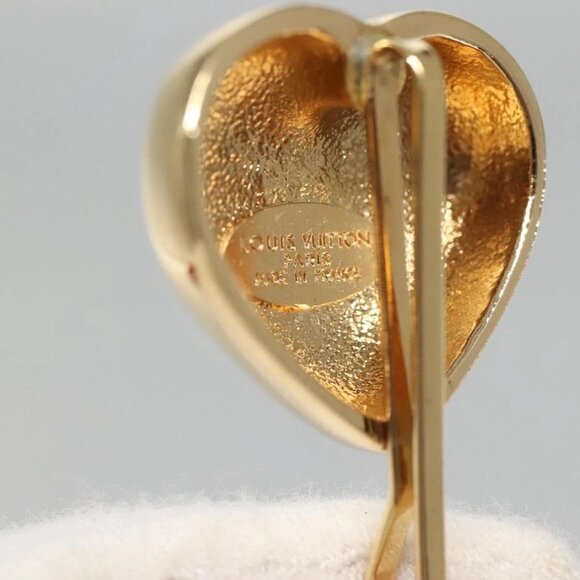 LOUIS VUITTON Kit Bullet Phrases Hair clip metal Gold M92349 LV Auth bs27708 - Picture 10 of 14